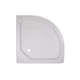 Lidz Душевой поддон KAPIELKA ST80x80x14 низкий, полукруглый, диаметр слива 52 мм - изображение 1