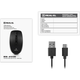 Мышка REAL-EL RM-455W Wireless/Bluetooth Black/Gray (EL123200047) - изображение 6