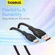 USB кабель з роз'ємом Type-C Baseus Pudding Series Fast Charging (1,2m, 100W, 6A, 480 Mbps). Black - зображення 8