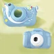 Дитячий фотоапарат ET015 WHALE VGA 480p/MicroSD/Type-C/Blue (00000010439) - зображення 4