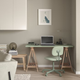 Офісне крісло BLECKBERGET IKEA 505.223.42 світло-зелений - зображення 6