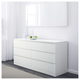 Комод MALM 160х78 IKEA 604.035.84 білий - зображення 2