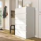 Комод MALM на 6 шухляд IKEA 604.036.02 білий - зображення 5