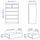 Комод MALM на 6 шухляд IKEA 604.036.02 білий - зображення 9