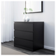 Комод MALM IKEA 204.035.57 черно-коричневый - изображение 4