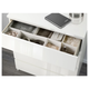 Комод MALM IKEA 704.240.53 белый лак - изображение 2