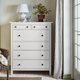 Комод HEMNES на 6 ящиков IKEA 602.392.73 белая морилка - изображение 4