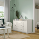 Комод с 3 ящиками и 2 тумбами HAUGA IKEA 604.072.66 белый - изображение 1