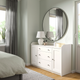 Комод с 3 ящиками и 2 тумбами HAUGA IKEA 604.072.66 белый - изображение 3