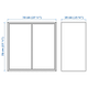 Шкафчик с 2 дверками и 1 полкой EKET 70x35x70 см IKEA 203.339.51 белый - изображение 4