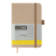 Книга записна Buromax Etalon 95*140мм 96 аркушів у клітинку обкладинка штучна шкіра Золотий (BM.296160-23) - изображение 1