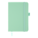 Книга записна Buromax Etalon 95*140мм 96 аркушів у клітинку обкладинка штучна шкіра М'ятний (BM.296160-38) - изображение 2