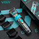 Профессиональная аккумуляторная машинка для стрижки VGR V-695 Professional с LED-дисплеем индикатором заряда и 5 насадками. - изображение 6