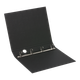 Папка A4 BuroMax на 4 D-образных кольца d30 мм 4 см двусторонний PP черная (BM.3106-01) - изображение 2