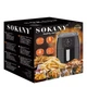 Аэрофритюрница безмасляная Sokany SK-8018 5л электрический аэрогриль с сенсорным управлением, таймер 1400Вт - изображение 8