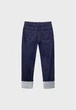Джинсы/брюки с брюками женские Calzedonia Темно-синий (modp0624 d-blue (XS-S (34-36)) - изображение 5