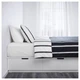 Ліжко NORDLI IKEA 403.498.47 білий - зображення 2