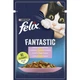 Корм влажный Felix Fantastic для кошек с форелью и зелеными бобами в желе 85 г (7613039841617) - изображение 1