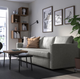 Диван 3-х местный FRIHETEN IKEA 605.512.25 серый - изображение 3