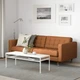 Трехместный диван LANDSKRONA IKEA 092.702.95 коричневий/метал - изображение 2