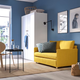 Диван розкладний FRIDHULT IKEA 005.754.46 жовтий - зображення 9