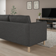 Диван 2-місний PARUP IKEA 393.891.65 темно-сірий - изображение 3