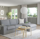Диван 3-местный с шезлонгом KIVIK IKEA 994.405.90 серый/бежевый - изображение 2