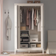 Шкаф IDANAS 121x211 см IKEA 604.588.35 белый - изображение 4