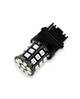 Світлодіодна лампа цоколь 3156 P27W T25 33SMD 2835 Жовте світло (50650) - зображення 1