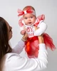 Праздничный комплект для девочки 3 в 1 боди Dexter`s с юбкой и повязкой joy to the world 74 см - изображение 10