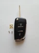 Корпус выкидного ключа Peugeot 207 307 308 407 Galakeys 2 кнопки батарейка на корпусе лезвие VA2 (01-34) - изображение 1