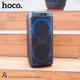 Портативная колонка-караоке Hoco DS41 (беспроводная колонка, Bluetooth, подсветка, 40 Вт, USB, FM, AUX, пульт управления) - Черный - изображение 7