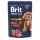 Консервований корм Brit Premium Fillets in Gravy Multipack Мультипак філе в соусі для собак малих порід 12 шт х 85 г (1111185864) - зображення 4