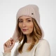 Шапка женская ушанка ARINDA 237-179 LuckyLOOK Универсальный Бежевый - изображение 2