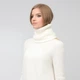 Бафф жіночий LuckyLOOK Elizabeth 21х21 см Білий 023-896 - зображення 1