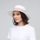 Шляпа женская канотье LuckyLOOK 375-780 One size Белый - изображение 1