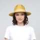 Шляпа женская федора 376-725 LuckyLOOK OneSize Желтый - изображение 4