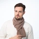 Шарф мужская FELIX 704-122 LuckyLOOK 22х180 Коричневый - изображение 3