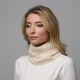 Бафф жіночий LuckyLOOK Sharon 23х25 см Бежевий 947-536 - зображення 1