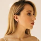 Серебряные серьги Minimal 20157р - изображение 2