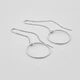 Серебряные серьги Minimal 1256 - изображение 3