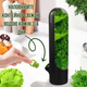Контейнер органайзер для зберігання зелені Herb Saver, чорний - зображення 3