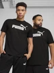 Футболка хлопковая длинная мужская Puma Ess No. 1 Logo Tee 68253201 M Black с принтом (4067983297366) - изображение 1
