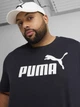 Футболка хлопковая длинная мужская Puma Ess No. 1 Logo Tee 68253216 S New Navy с принтом (4067983296871) - изображение 4