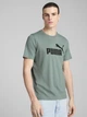 Футболка хлопковая длинная мужская Puma Ess No. 1 Logo Tee (S) 68253330 2XL Green Moon с принтом (4067983300035) - изображение 1