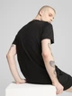 Футболка хлопковая длинная мужская Puma Ess Tee 68253601 S Black с принтом(4067983302121) - изображение 2