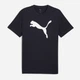 Футболка хлопковая длинная мужская Puma Ess Tee 68253616 M New Navy с принтом (4067983301865) - изображение 4