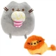 Набор мягких игрушек 2Life Pusheen cat 12x15 см и 10х7 см v-12253 - изображение 1