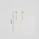 Золотые серьги Minimal ЗЛК-0368-ж - изображение 5