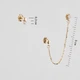Золотые серьги Minimal ЗВС-544ж - изображение 5